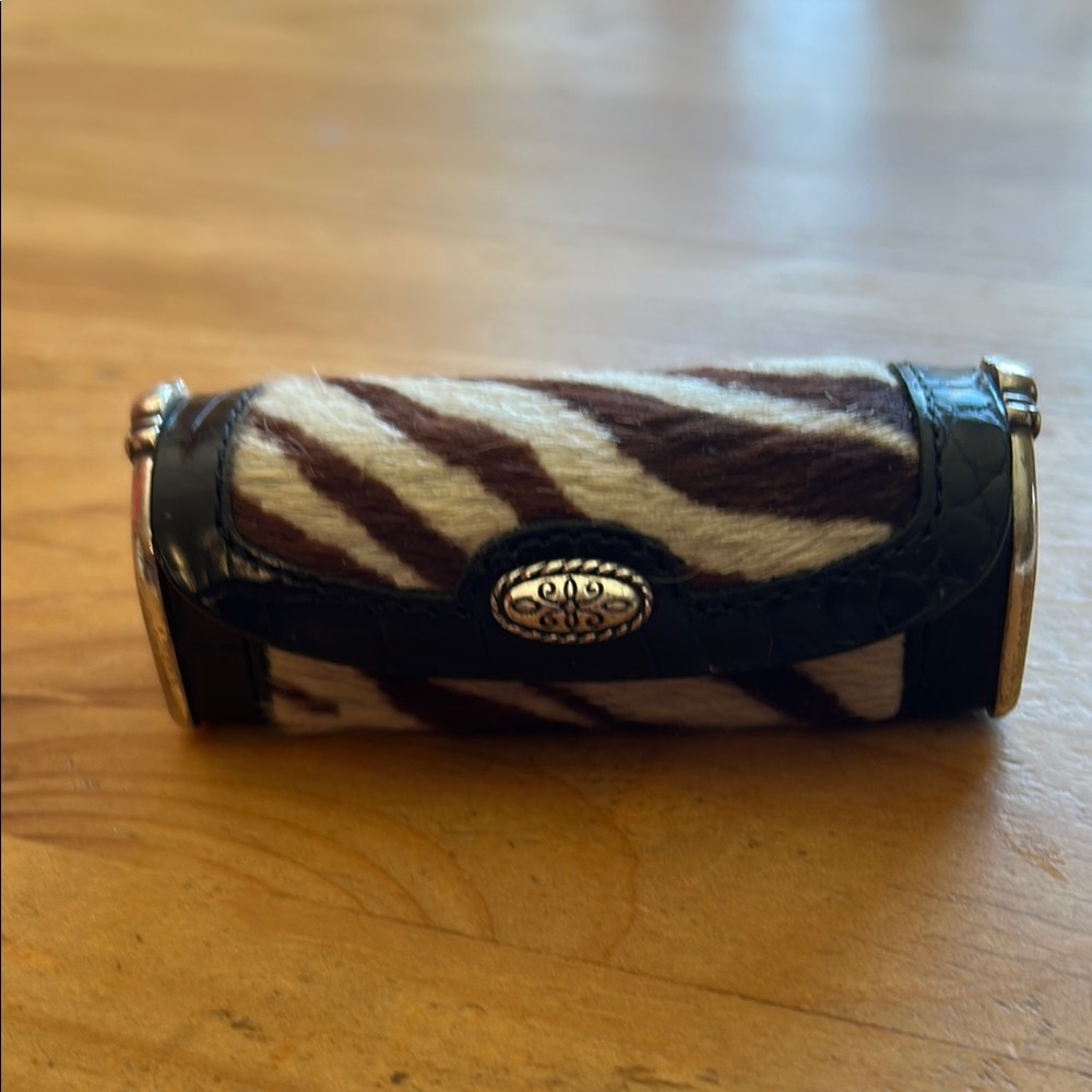 Zebra Print Brighton lipstick case
